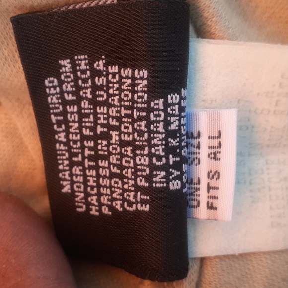 Elle Tan Tunic Tank Top Blouse Graphic print M/ L One Size - Picture 5 of 6